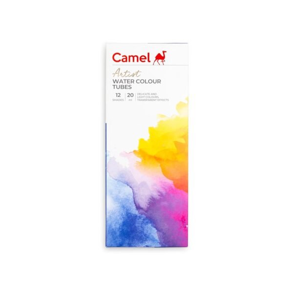 Camel Artist Watercolor Tube - 12 Shades (20ML Each) - Image 2