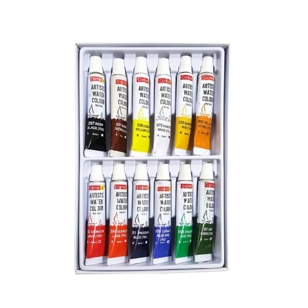Camel Artist Watercolor Tube - 12 Shades (5ML Each)
